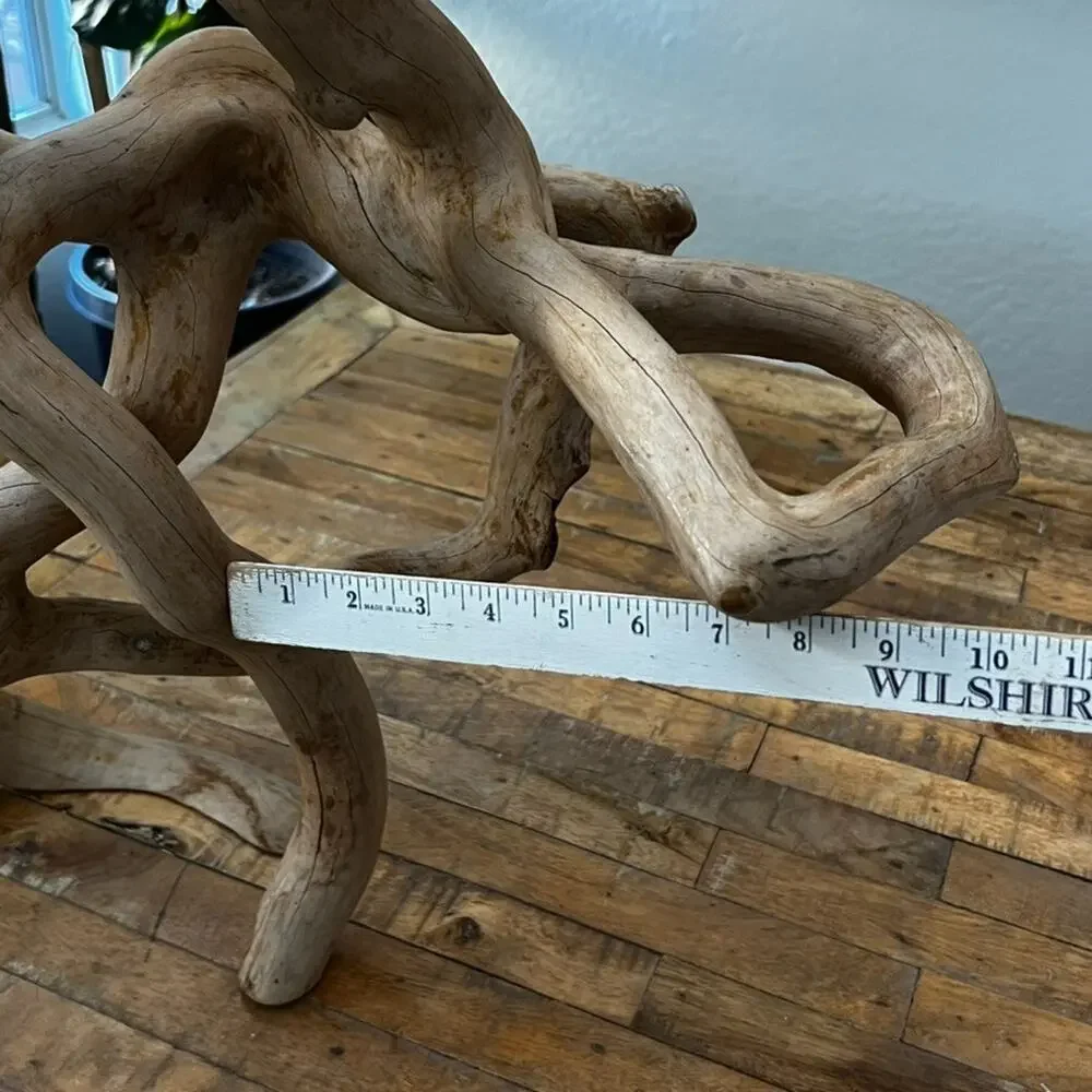 Large Organic Free Form Wood Sculpture Natural 21